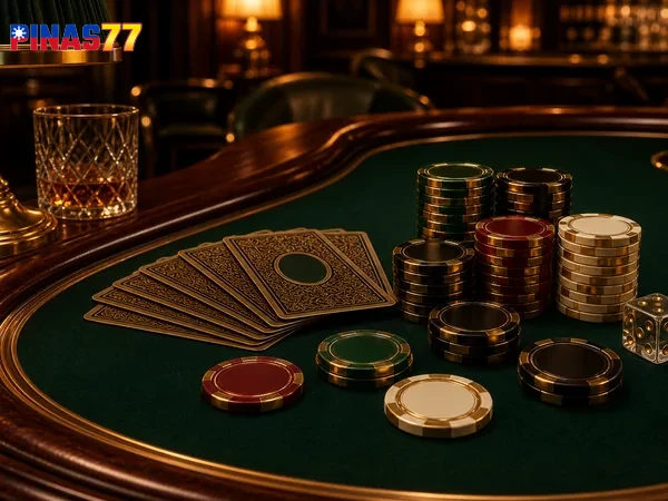 Mini Baccarat betting layout on screen